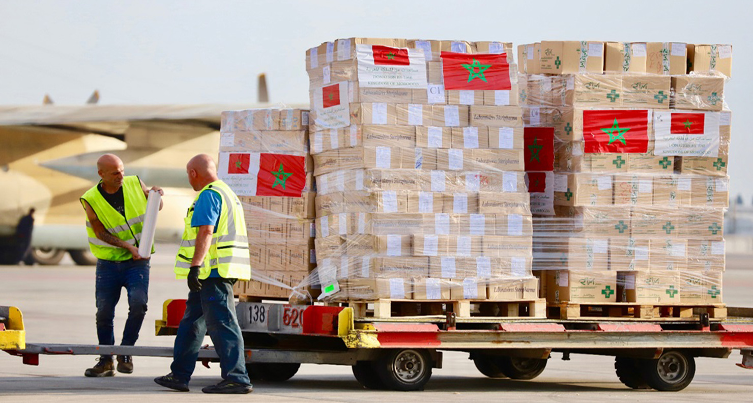 Maroc : 180 Tonnes d’Aide Humanitaire pour Gaza, un Engagement Africain Fort