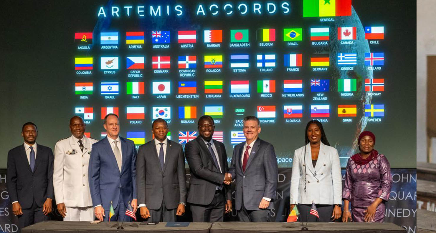 Le Sénégal entre dans l’ère spatiale internationale avec la signature des Accords Artemis à Washington